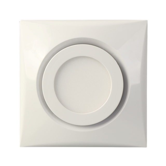 6 Inch Size Square Low Noise Bathroom Kitchen Ventilation Exhaust Fans