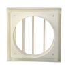 4-6inches Fans Ductings ABS PP PC Ventilation Plastic Round Eggcrate Grille