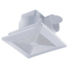 8 Inch Silent Plastic Square Bathroom Ultra Quiet Ventilation Fan with LED Light Ceiling Mounted Exhaust Fan Air Extractor Fan